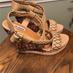 Not Rated Multicolor Wedge Sandals